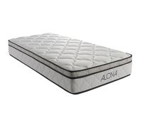 Matelas 70x190 Alona a Ressorts Memoire de Forme 80 Kg-m3 - Hauteur -- 25,5 cm - Accueil Moelleux - Soutien Equilibre - 5 Zone