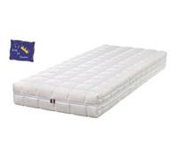 Matelas 70x190 avec Latex Naturel 80 Kg/m3 DEHOUSSABLE - 21 cm - Soutien Souple + Protège Matelas OFFERT Natural King of Dreams G
