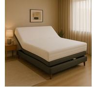 Matelas 70x190 cm 20 cm Mousse à Mémoire de Forme pour Sommier Électrique ou Mécanique - Soutien Ferme - MATELAS UP DOWN VISCO