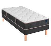 Matelas 80 x 200 Vitality 2.1 80x200 + sommier gris fumé +pieds