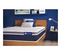 ACTIFLEX CONFORT Matelas Ressorts ensaches+memoire de forme 80x190 cm Maxi epaisseur 7zones de confort