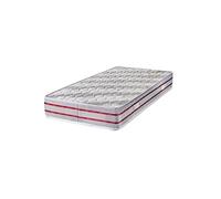 Matelas 80x190 Tissu Bambou Mousse Poli Lattex Indéformable - Hauteur 24 cm - Soutien Très Ferme - Orthopédique Bamboo 80 190
