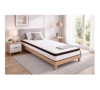 Matelas 80x200 25 cm Mémoire de Forme - Soutien Très Ferme, 2 faces Hiver/Été, Âme HR 20 cm, CertiPUR/OEKO-TEX