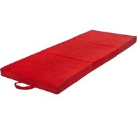 Matelas 80x200x10cm rouge