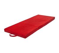 Matelas 80x200x10cm rouge