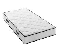 Somnis Bedding - Matelas Détente 90x190 cm, Épaisseur 24 cm, 380 ressorts ensachés, 7 zones, équilibré et réversible - Fabriqué en Belgique