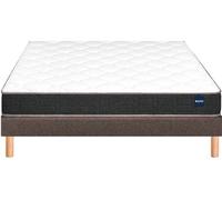 Matelas 90 x 190 Vitality 2.1 90x190 + sommier marron +pieds