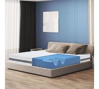 Matelas 90 x 200 Orthopédique Antibactérienne | Hauteur 20 cm | Revêtement 3D Air en Fibre Hypoallergénique et Anti-acariens | 7 Zones Différenciées Thermosensibles à la Forme du Corps