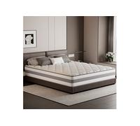 Matelas 90x190 cm, 25 cm Ressorts Ensachés 7 Zones, Soutien Equilibré, Confort Moyen/Ferme, Certifié OEKO-TEX, Sommeil Réparateur