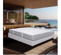 Matelas 90x190 cm,Luxury,20 cm,mémoire de forme,ferme,indépendance du couchage,face été/hiver