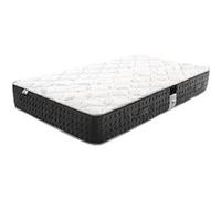 Matelas 90x190 cm, Sérénité, 27cm, Ressorts Ensachés, Mousse Haute Densité, Indépendance de Couchage, Soutien très ferme, face été/hiver G