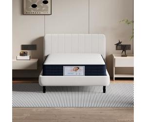Matelas 90x190 cm TEENO - Matelas à ressorts mémoire de forme - 22 cm,Moelleux et Respirant