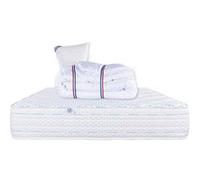 Matelas 90x190 cm, Thermotec, 24 cm, mémoire de forme, ferme, face été/hiver + 1 oreiller + couette G