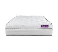 Matelas 90x190 Memo Luxe Ressorts ensachés + mémoire de forme 5 zones de confort MAXI épaisseur
