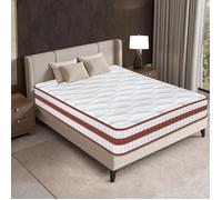 Matelas 90x200 cm - Ép 26 cm - Luxe - Ultra Respirante - Fermeté Moyenne - Matelas Mémoire de Forme - 10 Zones Soutien Parfait
