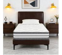 Matelas 90x200 cm, Luxe HR + Blue Latex Matelas, Ép 30cm, Ergonomique, Hypoallergénique, Oeko-Tex, Mémoire de Forme