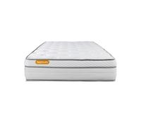 Matelas 90x200 Memo Luxe Ressorts ensachés + mémoire de forme 5 zones de confort MAXI épaisseur