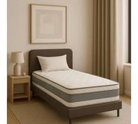 Matelas 90x200 Mémoire de Forme Hauteur 21 CM Soutien Ferme - DELUXE MEMORY