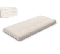 Matelas 90x200 naturel avec latex - Futon Comfort Trio Latex - Pascall Ecru