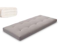 Matelas 90x200 naturel avec latex - Futon Comfort Trio Latex - Pascall Gris