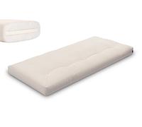 Matelas 90x200 naturel avec latex - Futon Medium Latex - Pascall Ecru