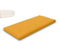 Matelas 90x200 naturel avec latex - Futon Slim Duo Latex - Pascall Jaune