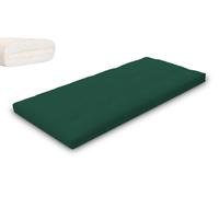 Matelas 90x200 naturel avec latex - Futon Slim Latex - Pascall Vert Bouteille