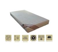 Matelas 90x200 x 19,5 cm Très Ferme - Spécial Sommier Electrique - 5 Zones de Confort - Noyau Mousse 35 Kg/m3 HD Haute Résilience - Hypoallergénique