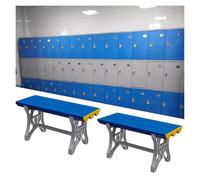 Matelas à langer imperméable en plastique ABS avec long tabouret pour salle de sport, salle de bain, vestiaire, piscine publique - Polyvalent et vestiaire pour vêtements