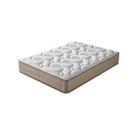 marcKonfort Matelas Latex 140X190 Olympe 30 cm Épaisseur + 1 cm Mousse adaptative Latex + Indépendance de Couchage + Matelas Ferme + Extrêmement Durable
