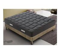 Matelas à mémoire de forme 90x200 - Hauteur 20 cm - Orthopédique - Rigidité H4 - Blackmoon G