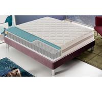 Matelas à mémoire de forme et ressorts ensachés : 135 x 200 cm