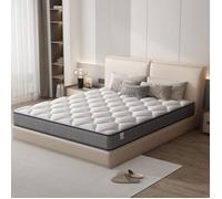Matelas à Ressorts 140x190 cm,Épaisseur 20 cm,Matelas 7 Zones Ergonomique,Hypoallergénique,Soutien Optimal,Confort