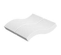 Matelas à ressorts Bonnel, moyen, 160 x 200 cm, avec revêtement amovible | Respirant, 100 % polyester, couches de mousse et rembourrage, fermeture éclair sur le fond, lavable à 40 °C