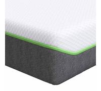 Matelas À Ressorts Ensachés 140 x 200 cm Blanc Et Gris | Mousse gel rafraîchissante, 7 zones alignement, tissu essuyable, design bicolore moderne, confort adapté sommeil latéral