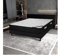 Matelas à ressorts ensachés 140x200x25 cm très ferme - BLAKMAT