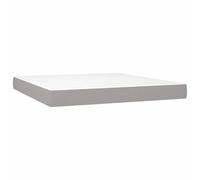 Matelas à Ressorts Ensachés 180x200x20 cm Fermeté Moyenne Gris Claire | Fermeté équilibrée, soutien dos et ventre, tissu durable, mousse adaptative, absorption bruit et chocs, confort nuit