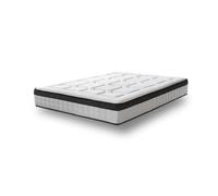 Matelas à Ressorts Ensachés Aria 110 x 180 cm - Fermeté Moyenne à élevée - Hauteur 25 cm - Tissu Frais - Maintient la Colonne vertébrale alignée