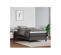 Matelas à ressorts ensachés pour enfants 80x160 cm similicuir