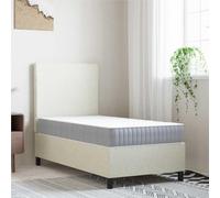 Matelas à ressorts ensachés pour enfants, fermeté moyenne, 80 x 160 cm | Tissu respirant, soutien individuel, couche de mousse, absorbant le bruit, compressé dans une boîte