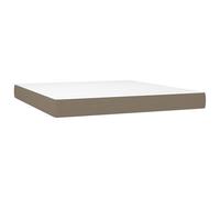 Matelas à Ressorts Ensachés Taupe 180x200x20 cm Tissu Respirant | Soutien ferme, ressorts individuels, mousse confortable, tissu durable, emballage sous vide