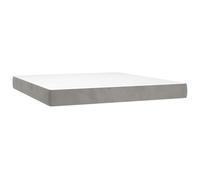 Matelas À Ressorts Ensachés Velours 180x200x20 cm Fermeté Moyenne | Tissu velours doux, soutien durable, indépendance de couchage, literie adulte, chambre moderne