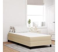 Matelas à ressorts ensachés Vert clair Gris Medium 100x200x20 cm Tissu