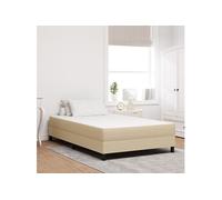 Matelas à ressorts ensachés Vert clair Gris Moyen 120x190x20 cm Tissu