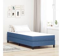 Matelas à ressorts ensachés vidaXL Bleu, 100x200x20 cm, en tissu