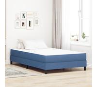 Matelas à ressorts ensachés vidaXL Bleu Moyen 120x190x20 cm Tissu