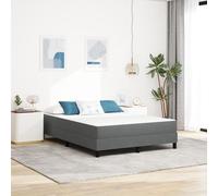 vidaXL Matelas de Lit avec matelas Gris clair 160 x 200 cm tissu, Matelas Élégant, Matelas à Ressorts Ensachés Ultra 42008296