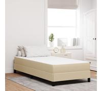 Matelas à ressorts ensachés vidaXL Vert clair Gris Moyen 80x200x20 cm Tissu