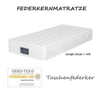 Matelas à ressorts - LANGTU - 90x200 cm - 7 zones - Hauteur 25 cm - Ultra respirant