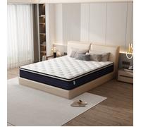 Matelas à ressorts TEENO, 25 cm d'épaisseur, 7 zones, confortable, respirant, antibactérien et anti-acariens (90x190x25 cm)
